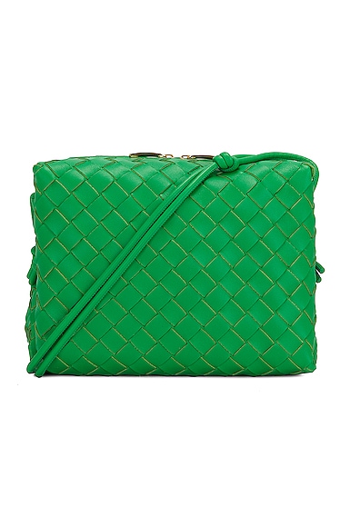 Bottega Veneta Small Loop Crossbody Bag in Green