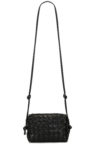 Bottega Veneta Mini Loop Bag in Black