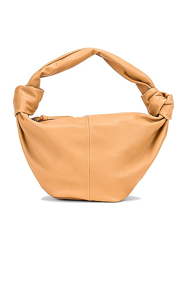 Bottega Veneta Teen Double Knot Shoulder Bag in Neutral