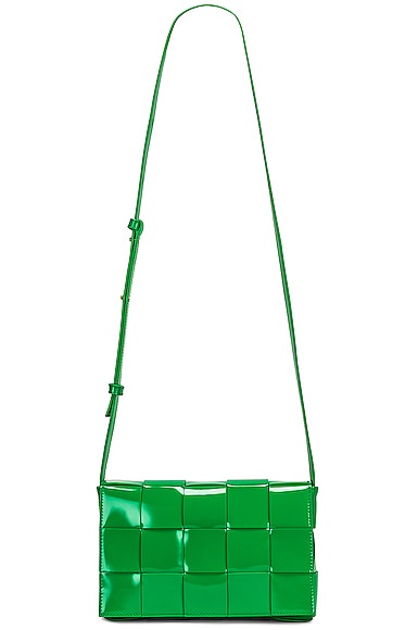 Bottega Veneta Cassette Crossbody Bag in Green