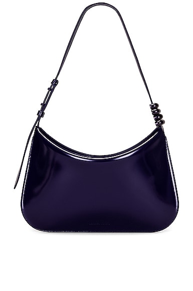 Bottega Veneta Small Metal Loops Shoulder Bag in Purple