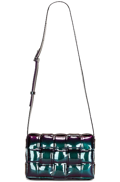 Bottega Veneta Padded Cassette Crossbody Bag in Purple