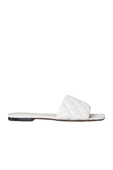 Leather Quilted Slides