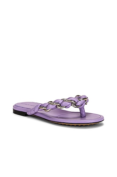 BOTTEGA VENETA DOT FLAT SANDALS 
