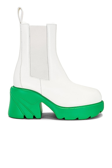Bottega Veneta Flash Ankle Boots in White