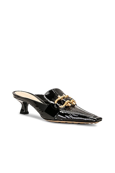 Bottega Veneta Madame Mule Pump In Black