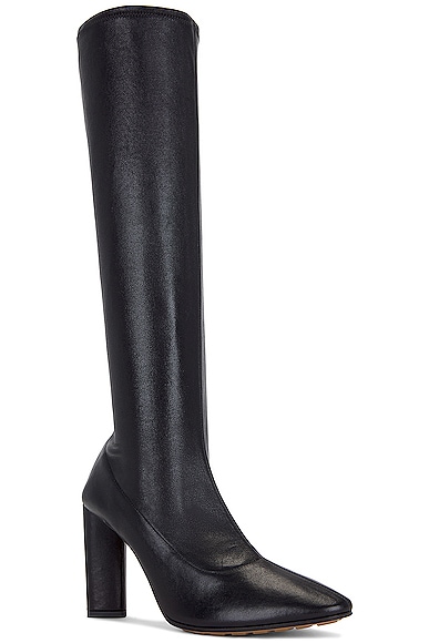 Shop Bottega Veneta Tripod High Boot In Black