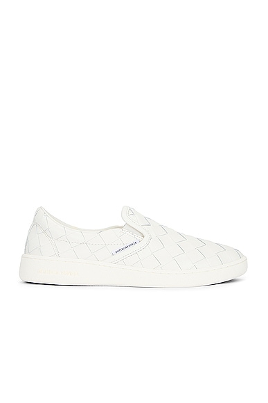 Leather Sneaker in White