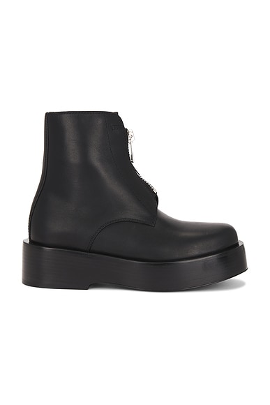 1017 ALYX 9SM Leather Tank Boots in Black | FWRD