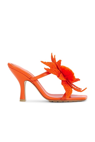 Bottega Veneta Adam Sandal in New Orange