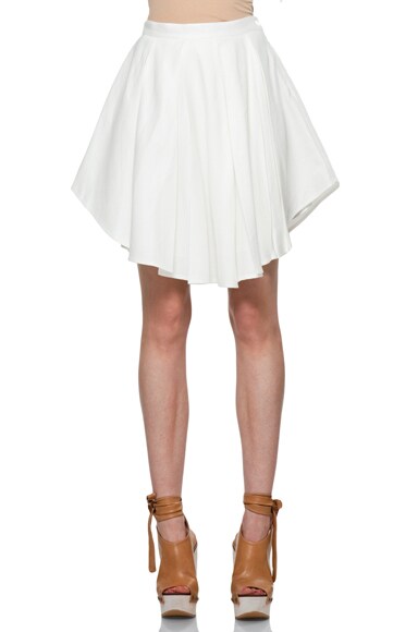 Boy. by Band of Outsiders Exploding Skirt in Ivory | FWRD