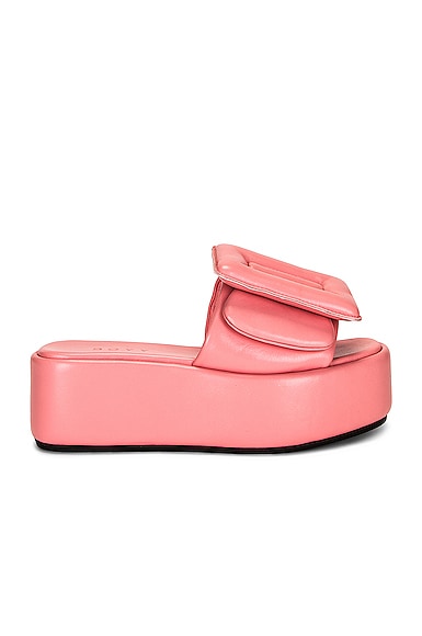Boyy Puffy Platform Sandal In Flamingo