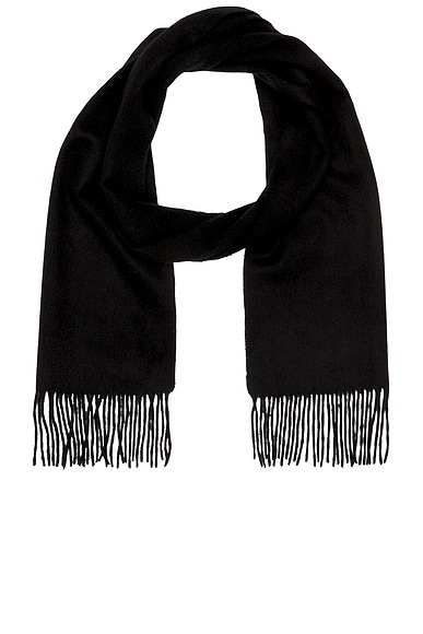 Beams Plus Cashmere Scarf Solid in Black