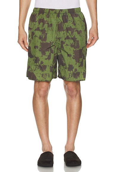 Mil Athletic Shorts Nylon Camo Print
