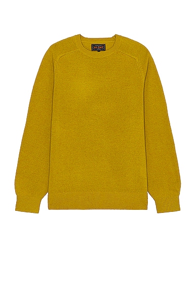Shop Beams Sweater In Mustard