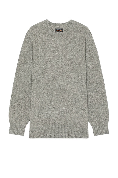Crew Cashmere Sweater in Grey