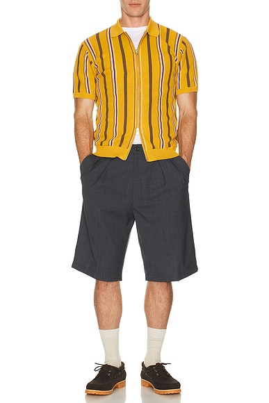 Zip Knit Stripe