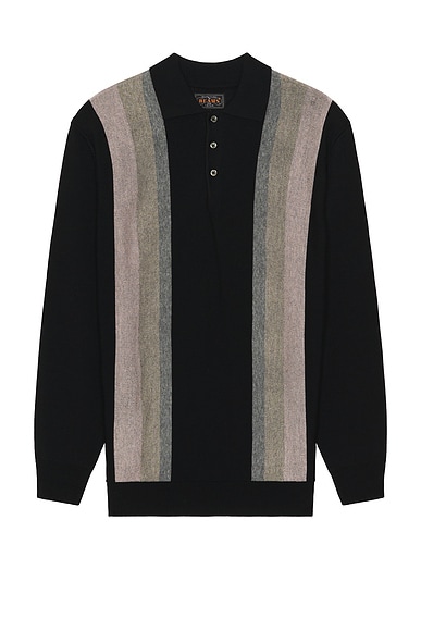 Knit Polo Stripe Argyle