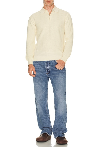 Knit Polo Diamond Pattern