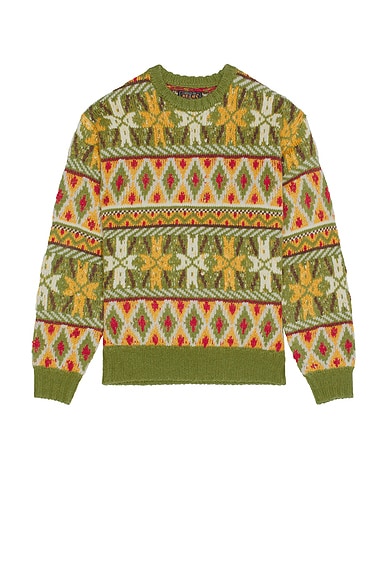 Crew Fair Isle Pattern 3g Sweater