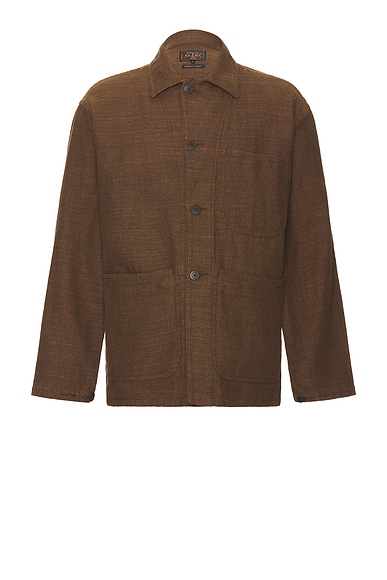 Beams Plus Mil Chore Jacket in Brown