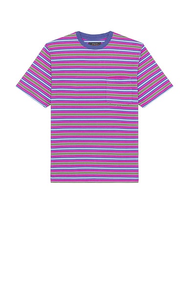 Pocket Tee Multi Stripe