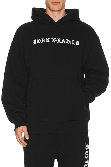 Born x Raised Bxr Standard Hoodie in Black