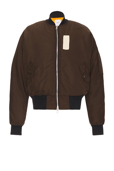 BTFL STUDIO Flight Jacket in Brown