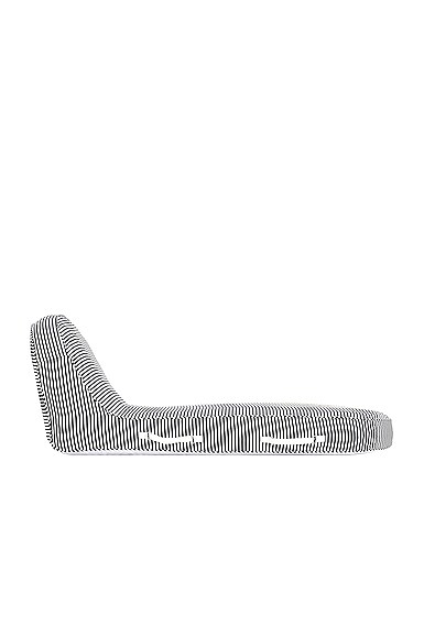 Business & Pleasure Pool Lounger In Laurens Navy Stripe