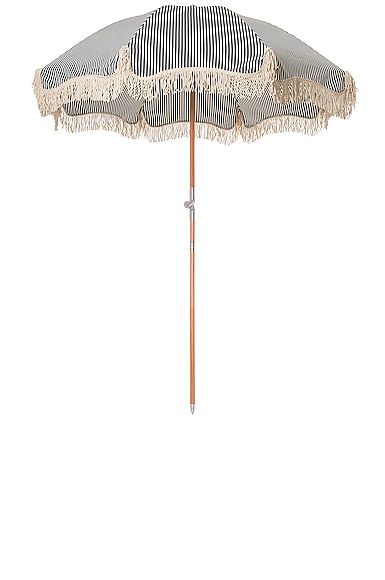 Business & Pleasure Co. Premium Umbrella In Laurens Navy Stripe