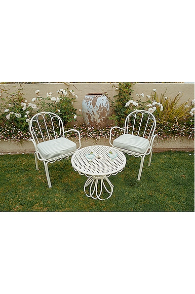 Business & Pleasure Al Fresco Small Table In Antique White
