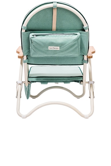 Shop Business & Pleasure Co. Pam Chair In Riviera Green