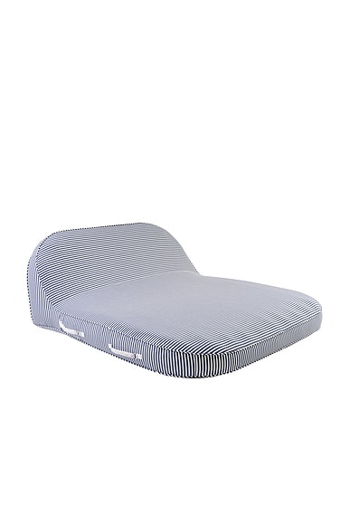 business & pleasure co. Xl Pool Lounger Inflatable in Laurens Navy Stripe