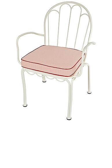 Shop Business & Pleasure Co. Al Fresco Chair Cushion In Riviera Pink