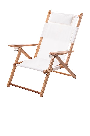 Shop Business & Pleasure Co. The Tommy Chair In Antique White