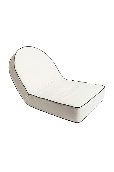 Shop Business & Pleasure Reclining Pillow Lounger In Antique White
