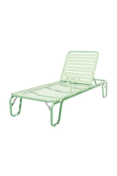 business & pleasure co. Sunliner Lounger in Jade Green