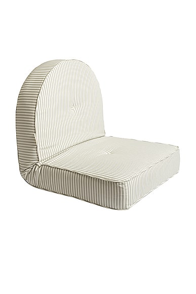 Reclining Pillow Lounger in Sage