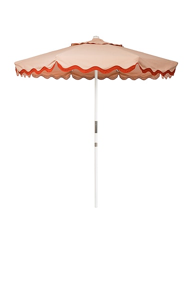 Shop Business & Pleasure Co. Market Umbrella In Riviera Pink