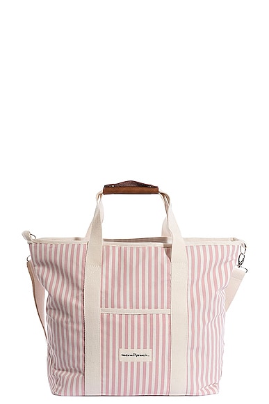 business & pleasure co. The Cooler Tote Bag in Laurens Pink Stripe