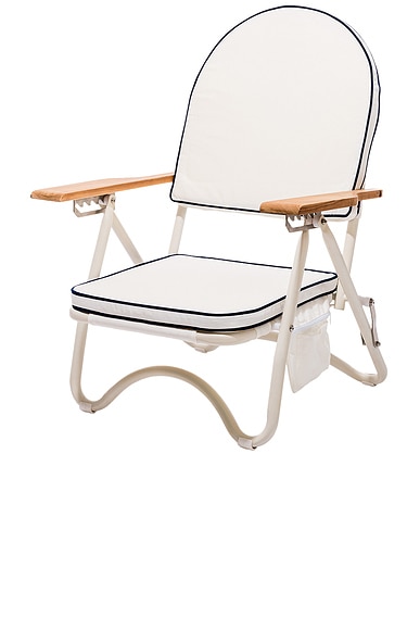 business & pleasure co. Pam Chair in Riviera White
