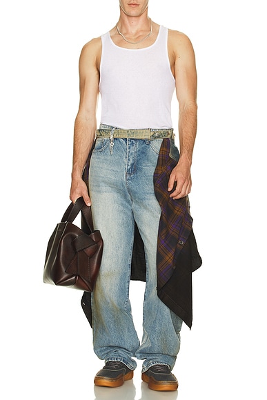 Lax Baggy Mud Wash Jeans