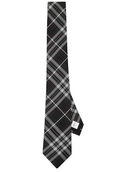 Burberry Thornton Tie in Black & White