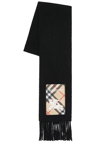 Solid Label Scarf