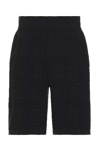 Shop Burberry Tobias Shorts In Black