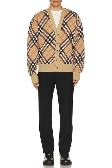 Check Cardigan