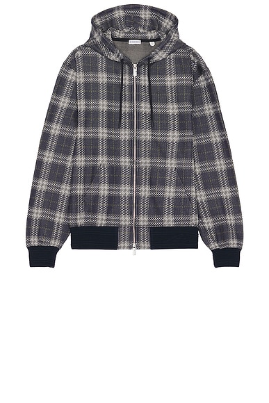 Jacquard Check Hoodie
