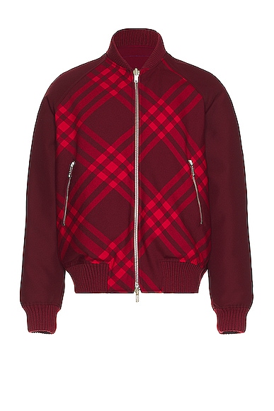 Shop Burberry Ripple Check Jacket In Ripple Ip Check