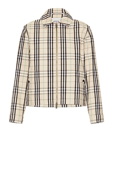 Flannel Zip Through Harrington