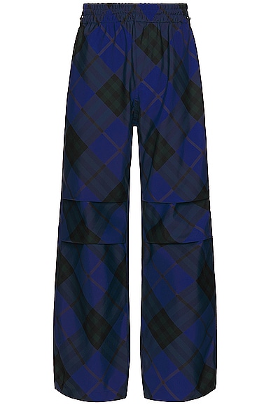 Burberry Check Pattern Trouser in Knight Ip Check